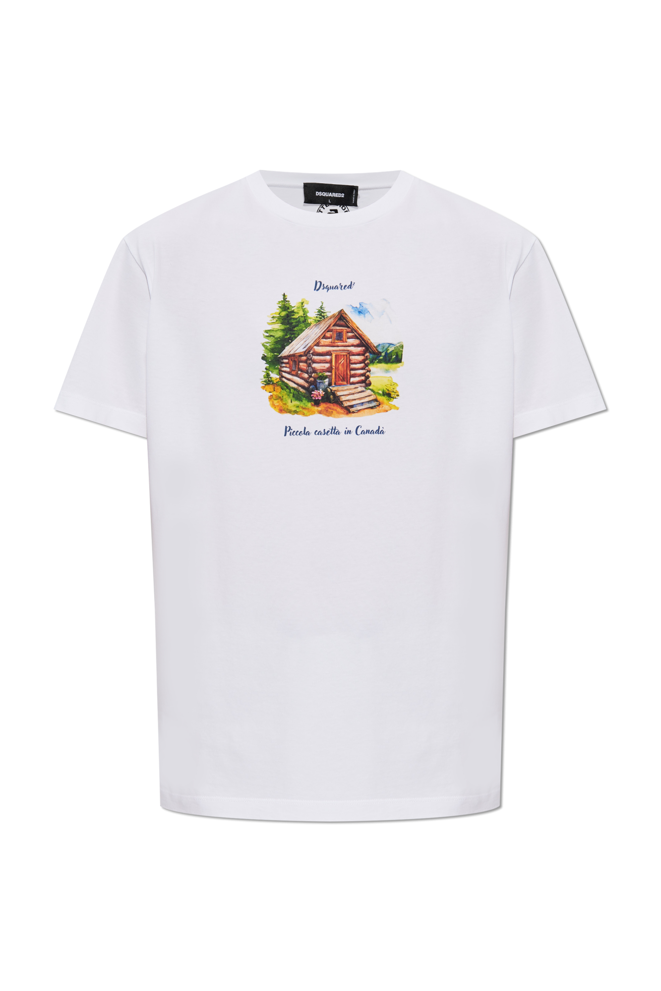 Dsquared2 T-shirt with colorful print | Men's Clothing | Vitkac